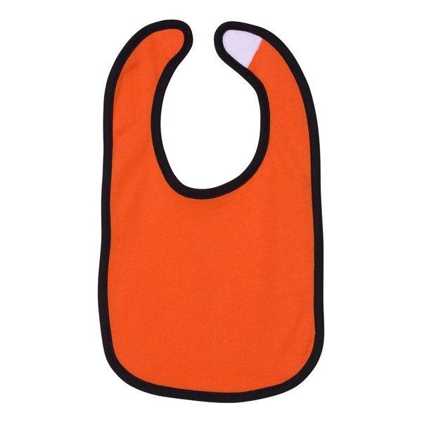 Rabbit Skins® Ringspun Cotton Jersey Contrast Color Infant Bib