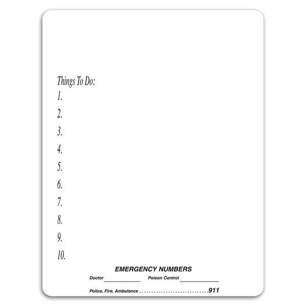 Things To Do Memo Board w/ Magnet, 8-1/2" x 11"