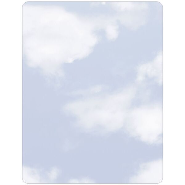 Clouds Memo Board w/ Magnet, 8-1/2" x 11"