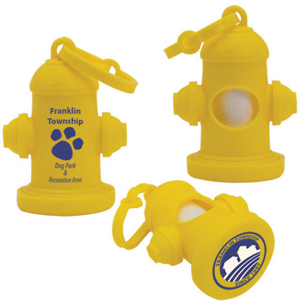 Fire Hydrant Shaped Pet Waste Bag Dispenser