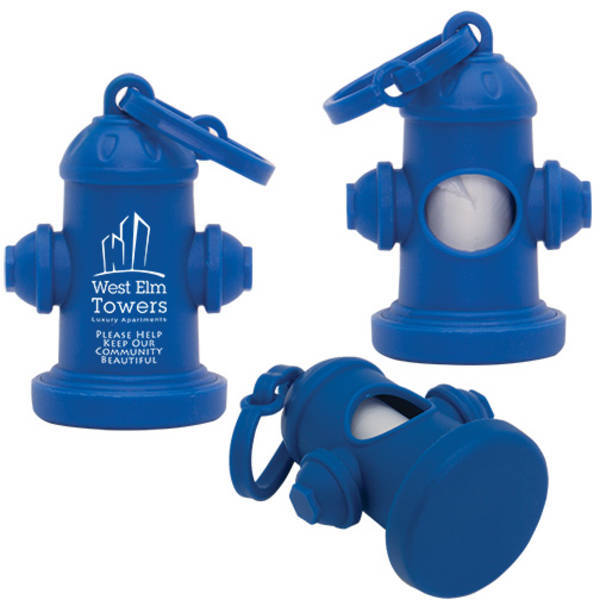 Fire Hydrant Shaped Pet Waste Bag Dispenser