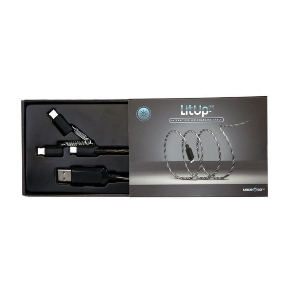 LitUp MFI-Certified 3-in-1 Charging Cable