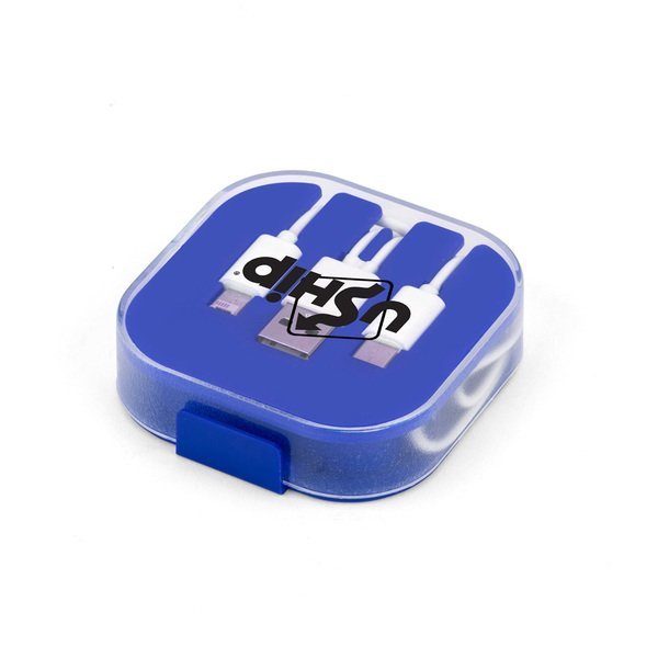 Charging Cable 3 Piece Set with Phone Holder