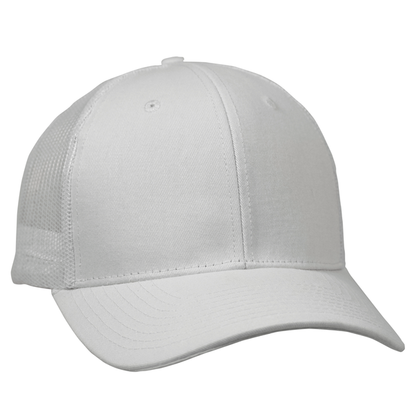 Vibrant Twill Constructed Trucker Cap with Mesh