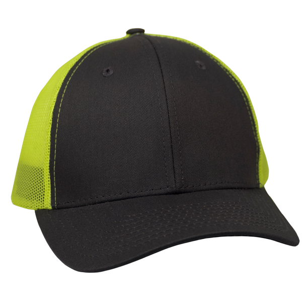 Vibrant Twill Constructed Trucker Cap with Mesh