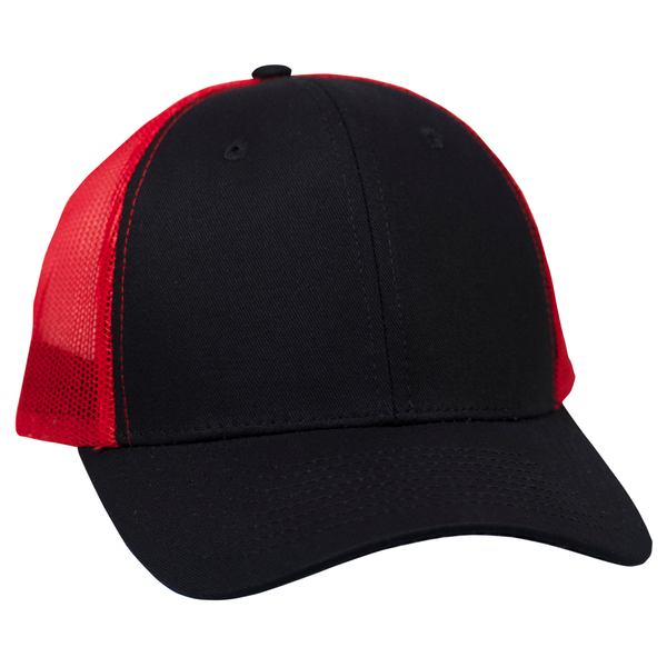 Vibrant Twill Constructed Trucker Cap with Mesh