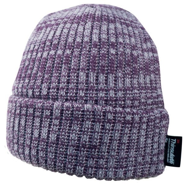 Fleece Lined 3M Insulate Marble Knit Beanie