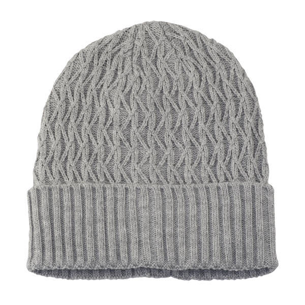 Fleece Lined Knit Pattern Beanie