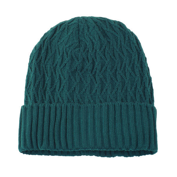 Fleece Lined Knit Pattern Beanie