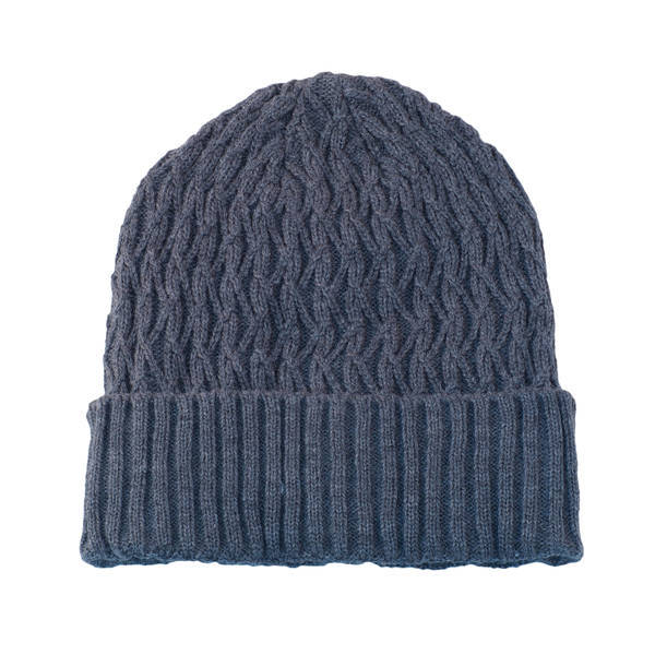 Fleece Lined Knit Pattern Beanie