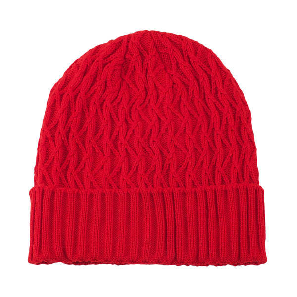 Fleece Lined Knit Pattern Beanie