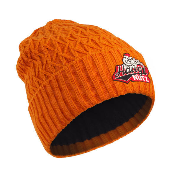 Fleece Lined Knit Pattern Beanie