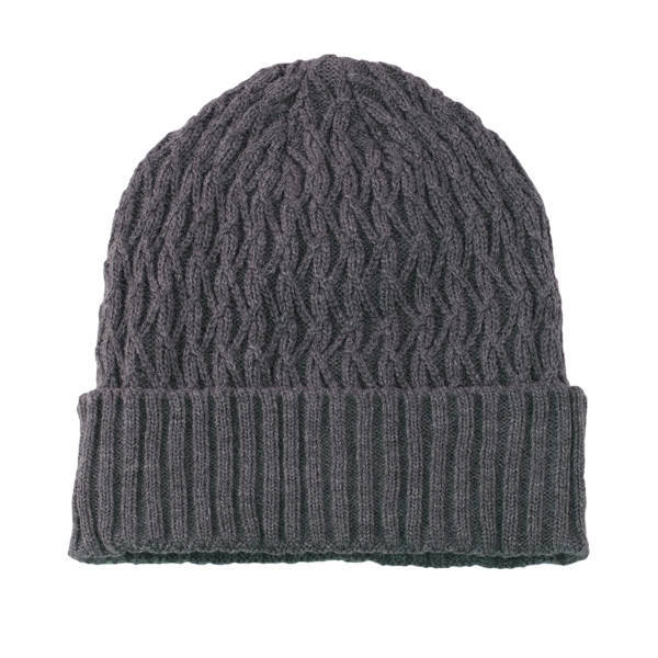 Fleece Lined Knit Pattern Beanie