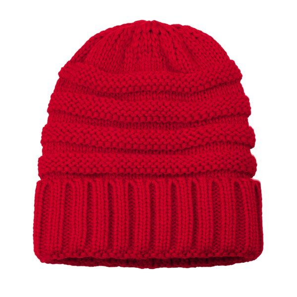 Knit Pattern Beanie