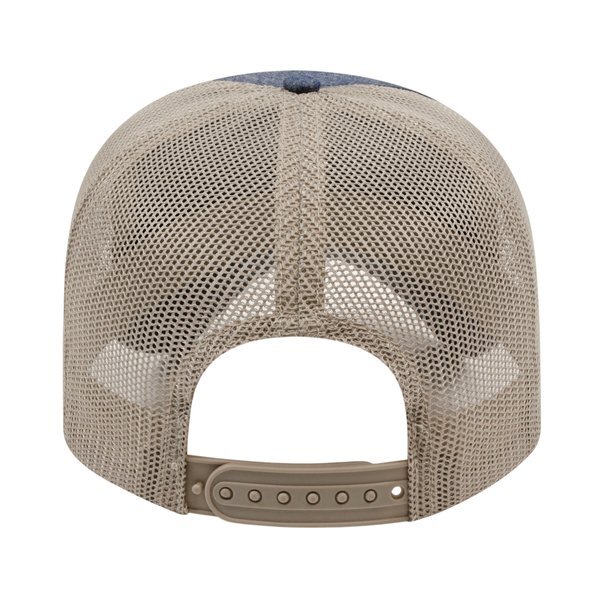 Chambray Unconstructed Cap with Soft Mesh Back