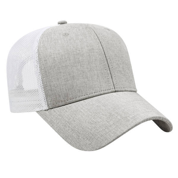 Heathered Constructed Cap with Ultra Soft Mesh Back