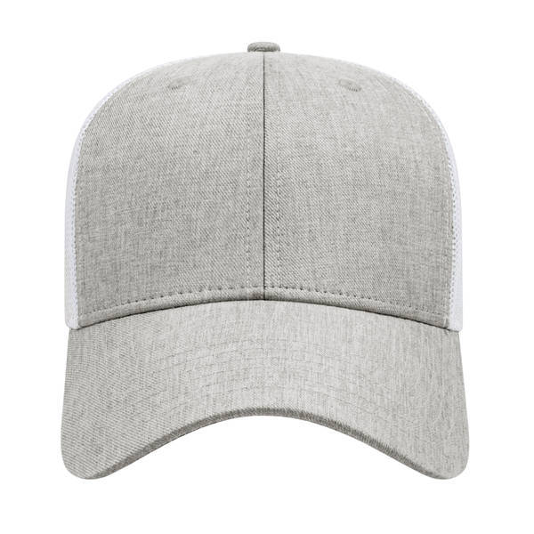 Heathered Constructed Cap with Ultra Soft Mesh Back