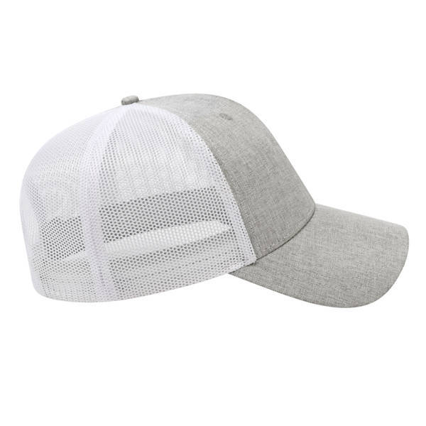 Heathered Constructed Cap with Ultra Soft Mesh Back