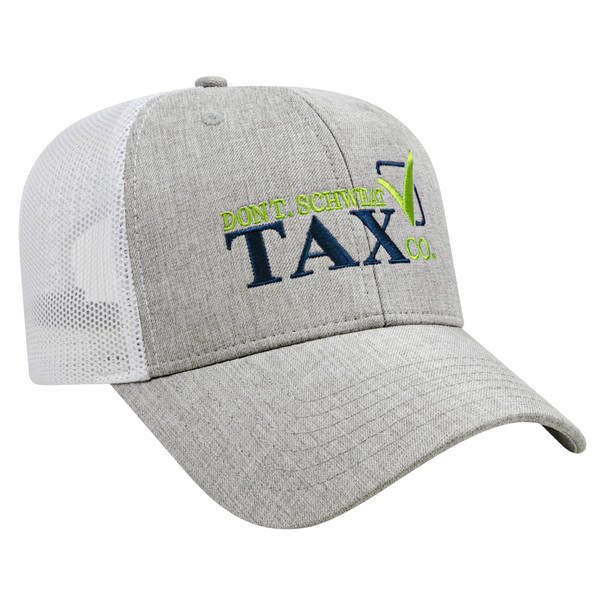 Heathered Constructed Cap with Ultra Soft Mesh Back