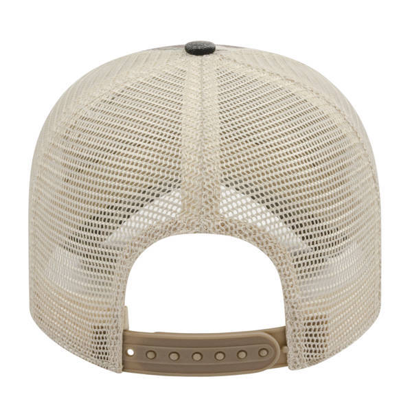 Washed Chino Twill Camo Unconstructed Cap with Soft Mesh Back