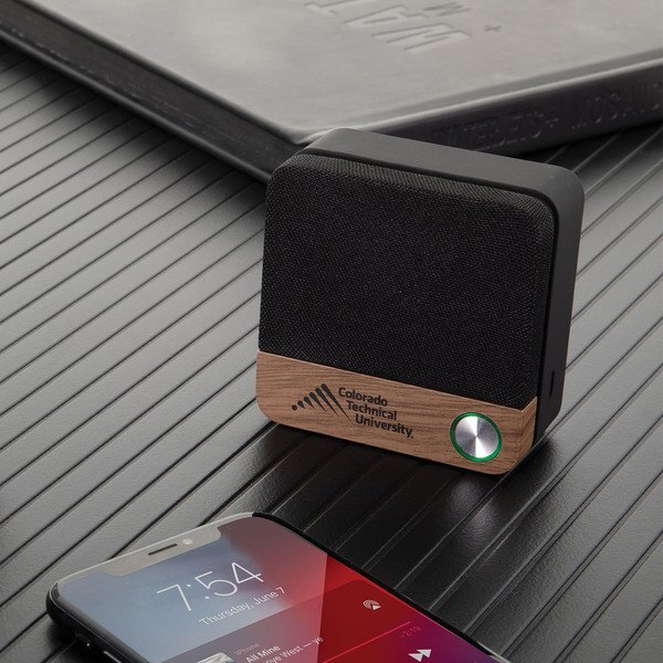 Wood Accented Bluetooth Speaker