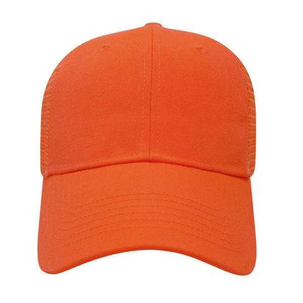 Camo Constructed Cap with Solid Color Mesh Back