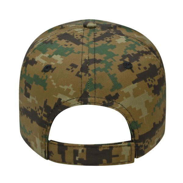 Digital Camo Twill Constructed Cap