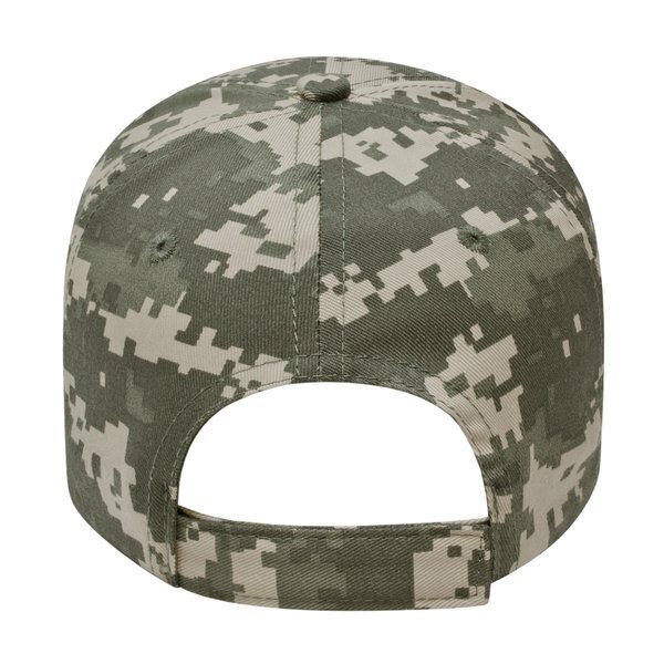 Digital Camo Twill Constructed Cap