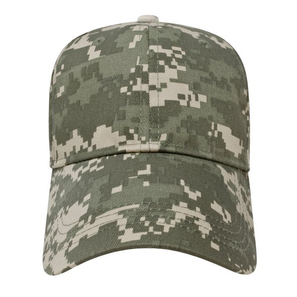 Digital Camo Twill Constructed Cap