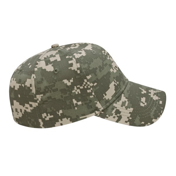 Digital Camo Twill Constructed Cap