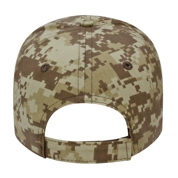 Digital Camo Twill Constructed Cap