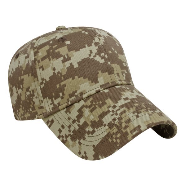 Digital Camo Twill Constructed Cap