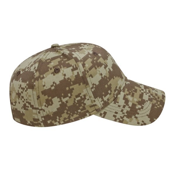Digital Camo Twill Constructed Cap