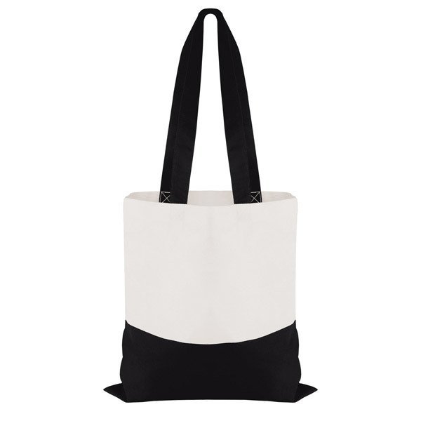 Cotton Color Accent Flat Tote
