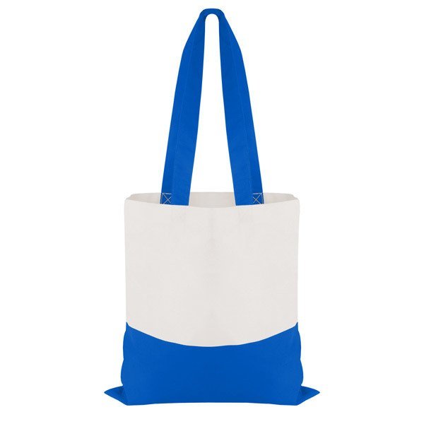 Cotton Color Accent Flat Tote