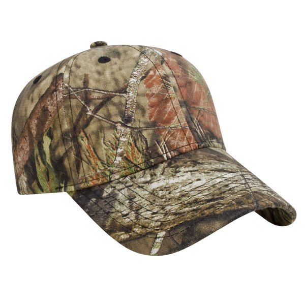 Full Camo Twill Constructed Cap