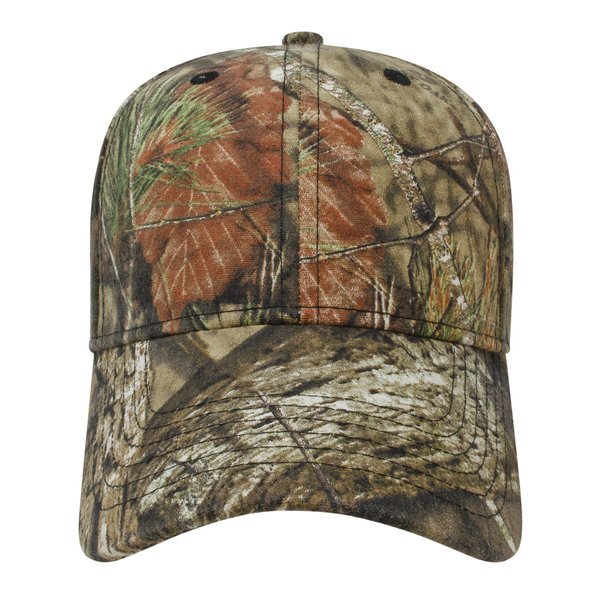 Full Camo Twill Constructed Cap