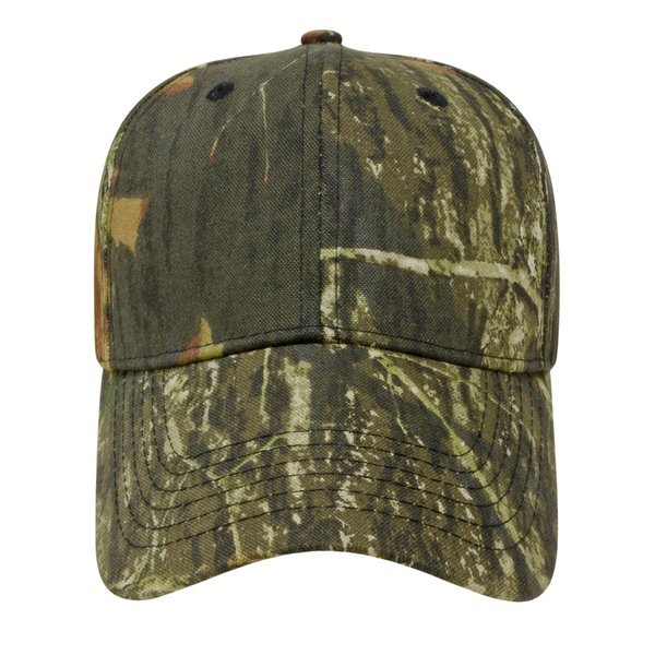 Full Camo Twill Constructed Cap