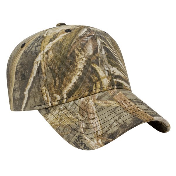 Full Camo Twill Constructed Cap