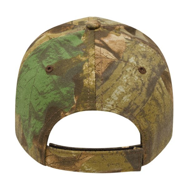 Full Camo Twill Constructed Cap