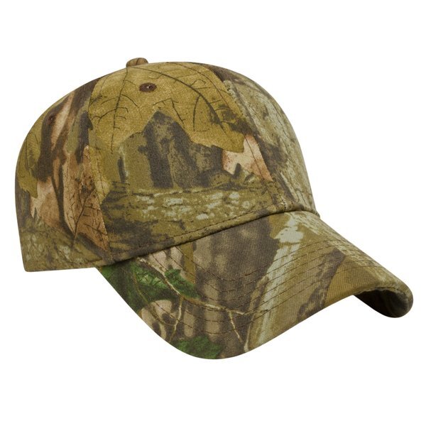 Full Camo Twill Constructed Cap