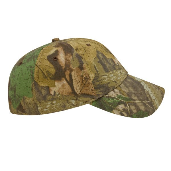 Full Camo Twill Constructed Cap