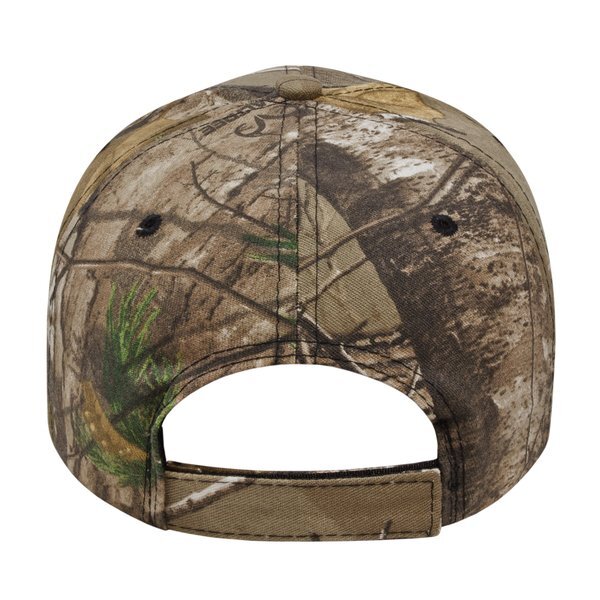 Full Camo Twill Constructed Cap