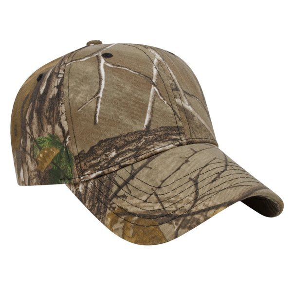 Full Camo Twill Constructed Cap