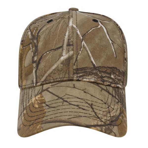 Full Camo Twill Constructed Cap