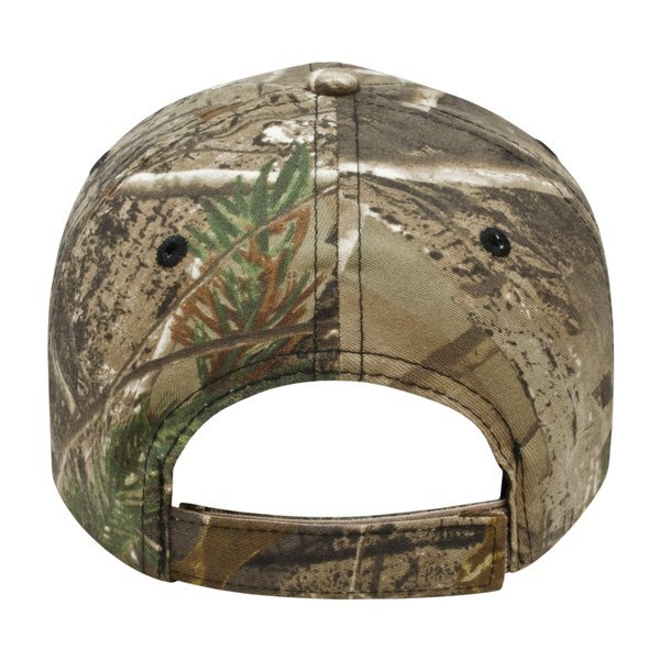 Two Tone Camo Twill Constructed Cap