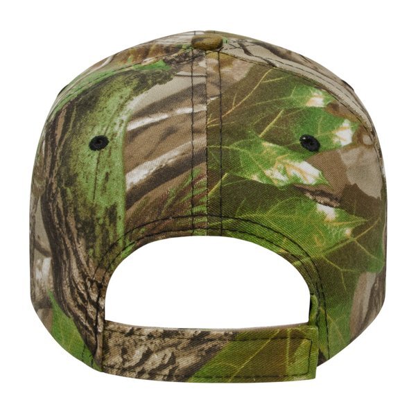 Two Tone Camo Twill Constructed Cap