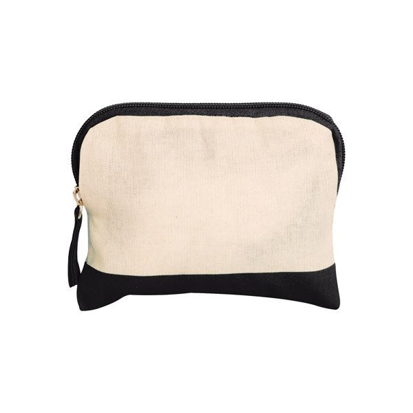 Cotton Color Accent Accessory Bag
