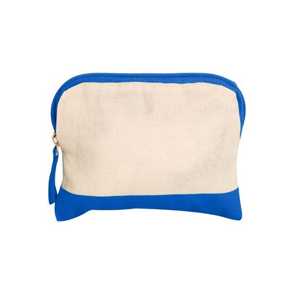Cotton Color Accent Accessory Bag
