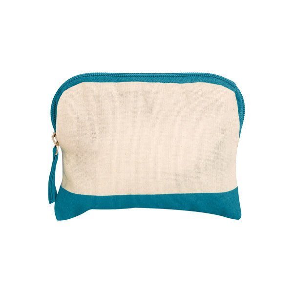 Cotton Color Accent Accessory Bag